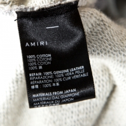 Amiri Grey Distressed Jersey MX1 Sweatpants M