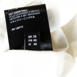 Pre Owned Amiri Off White Printed Cotton Love Me T-Shirt M