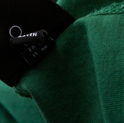 Pre Owned Amiri Green Distressed Cotton Vikings T-Shirt M