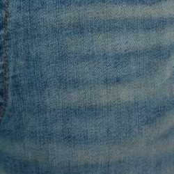 Pre Owned Amiri Dirty Blue Distressed Denim Skinny Jeans M