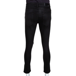 Amiri Black Distressed Denim Slim Fit Thrasher Jeans L