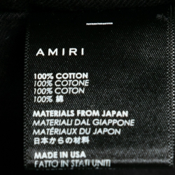 Pre Owned Amiri Black Cigarette Print Cotton Short Sleeve Shirt S