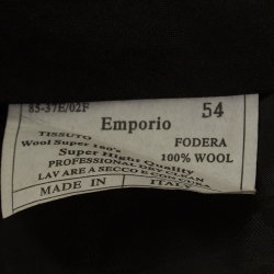 Pre Owned Armani Collezioni Grey Wool Gabardine Single Breasted Suit XXL