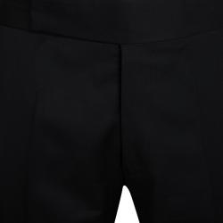 Armani Collezioni Black Wool Satin Panel Detail Tuxedo Suit M