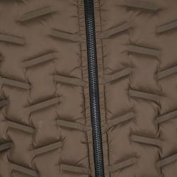 Pre Owned Armani Collezioni Brown Duck Down Puffer Jacket M