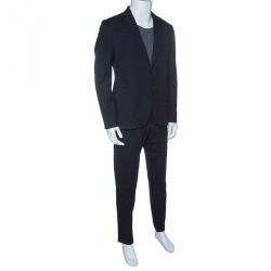 Armani Collezioni Navy Blue M Line Drop-8 Tailored Suit XL
