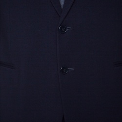 Armani Collezioni Navy Blue M Line Drop-8 Tailored Suit XL