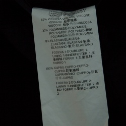 Pre Owned Armani Collezioni Navy Blue Knit Two Button Tailored Blazer L