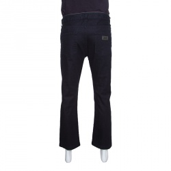 Pre Owned Armani Collezioni Indigo Dark Wash Straight Leg Stretch Denim Jeans XXL