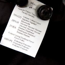 Pre Owned Armani Collezioni Black Velvet Knit Collar Detail Button Front Jacket XXXL