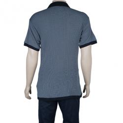 Pre Owned Armani Collezioni Silk Classic Men's Polo Shirt XL