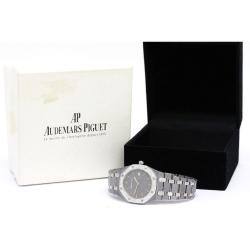 Audemars Piguet Grey Tantalum Diamond Royal Oak Men's Wristwatch 33MM