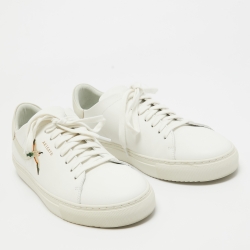 Axel Arigato White Leather Clean 90 Stripe Bee Sneakers Size 42