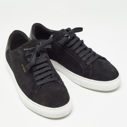 Axel Arigato Black Suede and Leather Low Top Sneakers Size 42