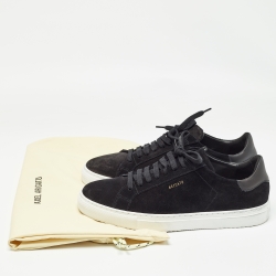 Axel Arigato Black Suede and Leather Low Top Sneakers Size 42