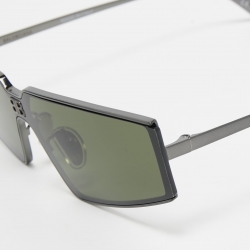 مملوكة مسبقًا Balenciaga Black Tinted BB0192S Shield Sunglasses