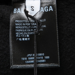 Pre Owned Balenciaga Black Cotton Speed Hunters Graphic Printed Hoodie S