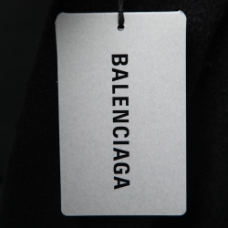 Pre Owned Balenciaga Black Cotton Speed Hunters Graphic Printed Hoodie S