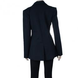 Pre Owned Balenciaga Black Tailored Blazer M
