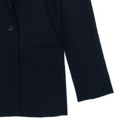 Pre Owned Balenciaga Black Tailored Blazer M