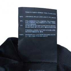 Pre Owned Balenciaga Black Tailored Blazer M