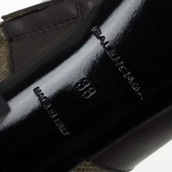 مملوكة مسبقًا Balenciaga Snakeskin & Leather Ankle Boots Size 38