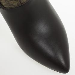 مملوكة مسبقًا Balenciaga Snakeskin & Leather Ankle Boots Size 38