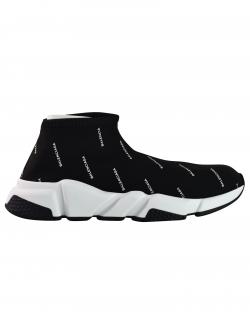 Pre Owned Balenciaga Black Low Speed Trainers Sneakes Size 39
