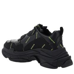 Pre Owned Balenciaga Black Triple S Sneakers 42