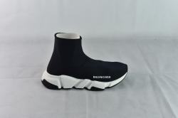 Pre Owned Balenciaga Black Stretch Sneaker Size 39