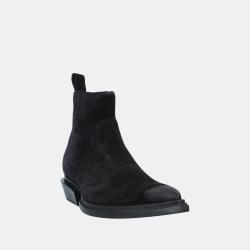 Balenciaga Black Suede Ankle Boots 42