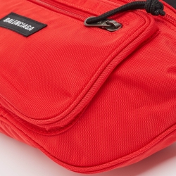 Balenciaga Red/Black Nylon Explorer Belt Bag