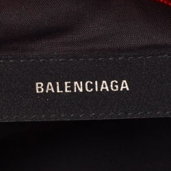 Balenciaga Red/Black Nylon Explorer Belt Bag