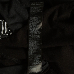 Pre Owned Balenciaga Black Cotton Speed Hunter Upside Down Oversized T-Shirt L