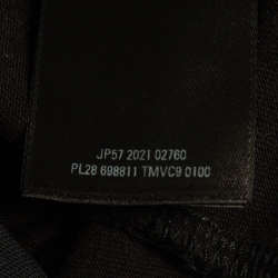 Pre Owned Balenciaga Black Cotton Speed Hunter Upside Down Oversized T-Shirt L