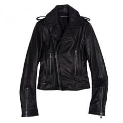 Pre Owned Balenciaga Biker Leather Jacket XS