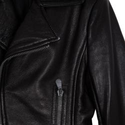 Pre Owned Balenciaga Biker Leather Jacket XS