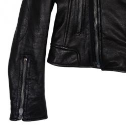 Pre Owned Balenciaga Biker Leather Jacket XS