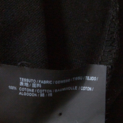 Pre Owned Balenciaga Black Cotton Crew Neck T-Shirt M