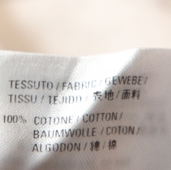 Pre Owned Balenciaga White Logo Print Cotton Oversized T-Shirt L