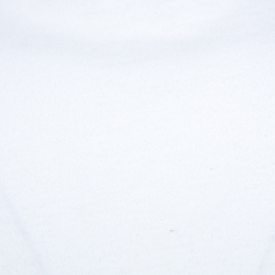 مملوكة مسبقًا Balenciaga White Cotton Back Logo Print Oversized T Shirt M