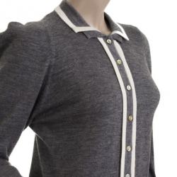 مملوكة مسبقًا Balenciaga Grey Cardigan