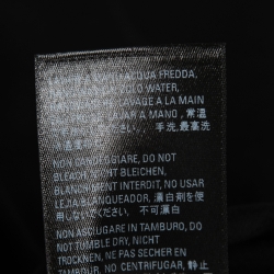 Pre Owned Balenciaga Black Logo Print Cotton T-shirt XXS