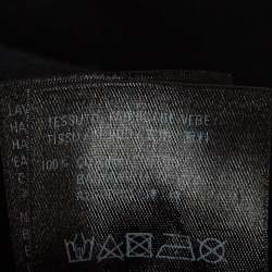 مملوكة مسبقًا Balenciaga Black Logo Print Cotton Half Sleeve T-Shirt M