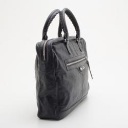 Balenciaga Black Mens Fettuccia Cerata Bag