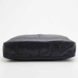 Balenciaga Black Mens Fettuccia Cerata Bag