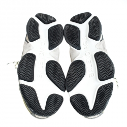 مملوكة مسبقًا Balenciaga Multicolor Mesh, Nubuck And Leather Triple S Platform Sneakers Size 45