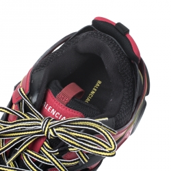 Balenciaga Multicolor Leather and Mesh Track 2 Trainer Sneakers Size 43