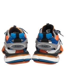 Balenciaga Multicolor Leather and Mesh Track Trainer Sneakers Size 41