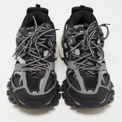 Pre Owned Balenciaga Multicolor Leather and Mesh Track Sneakers Size 45